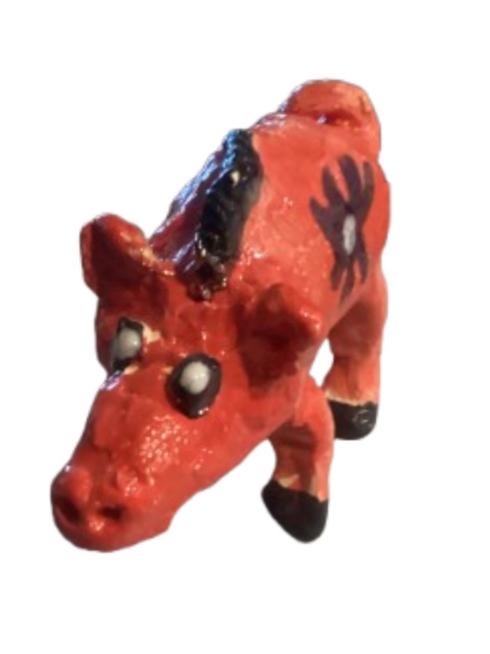 Ziggy the Razorback - Ceramic Sculpture